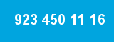 923 450 11 16 923 450 11 16